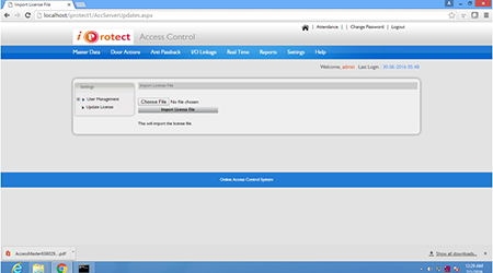 Application Licence update